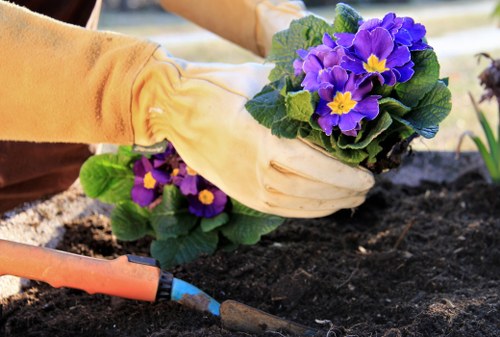Staff training and PPE used by gardeners in Castelnau