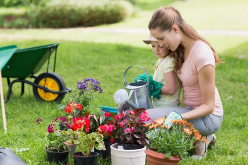 Safe working practices for gardeners handling tools and plants